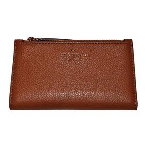 Kate Spade Brown Small Slim Bifold Wallet
